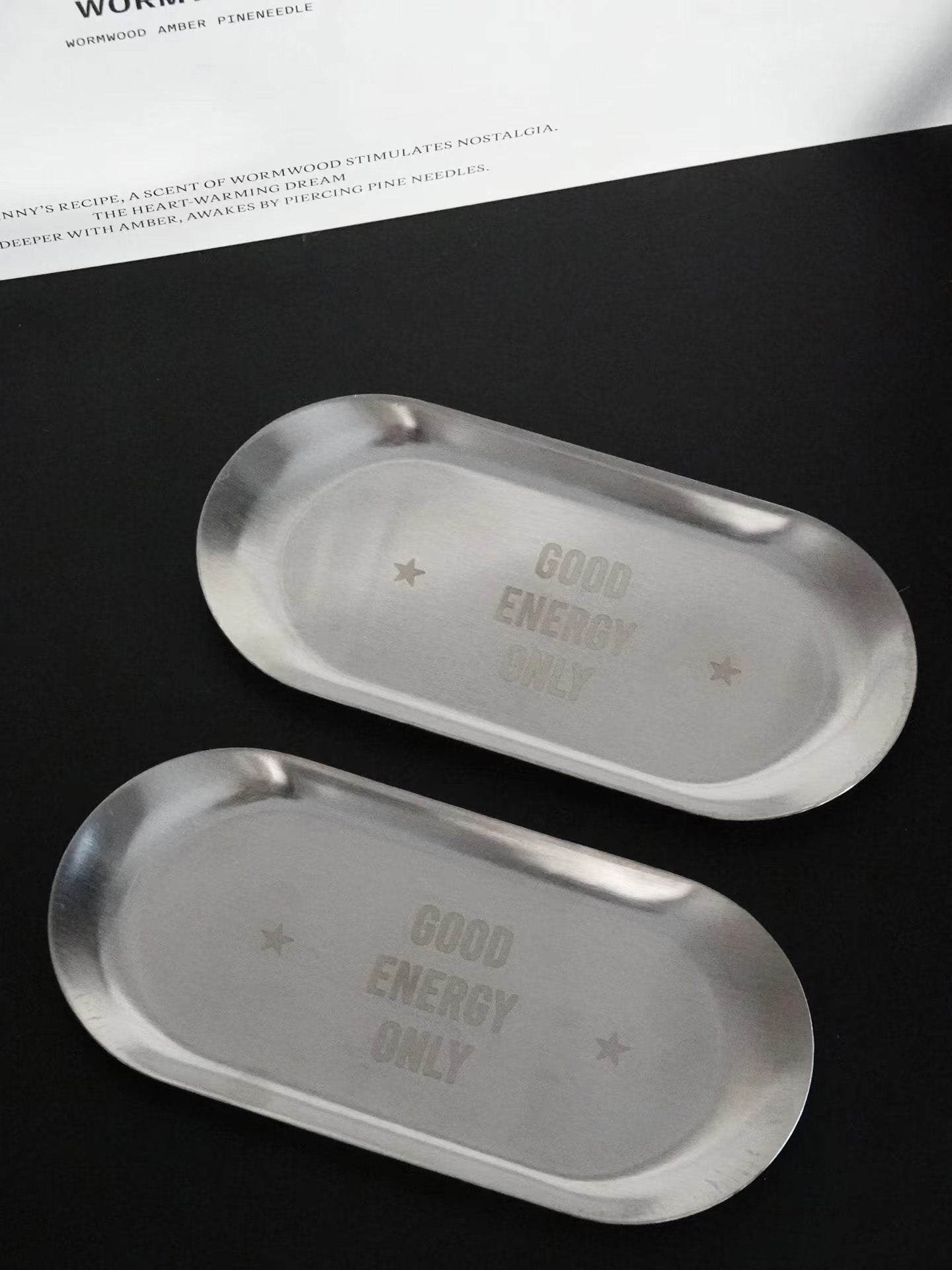 Good Energy Only Stainless Steel Tray