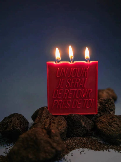 A candle inspired by Disco Elysium